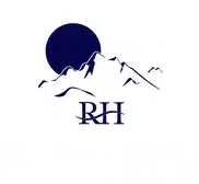 Rolling hills white combination logo