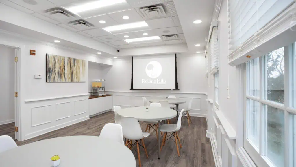 Cafeteria at rolling hills recovery center