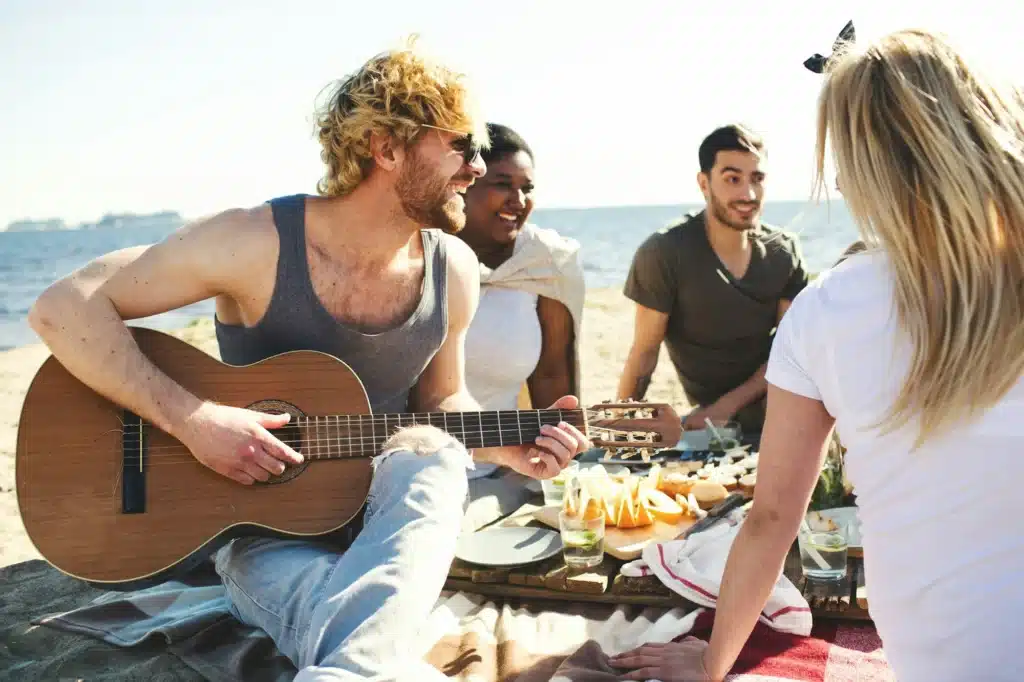 Beach picnic