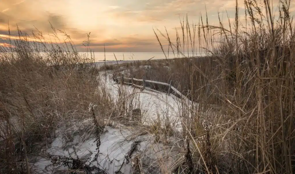 Sunset at the Jersey shore